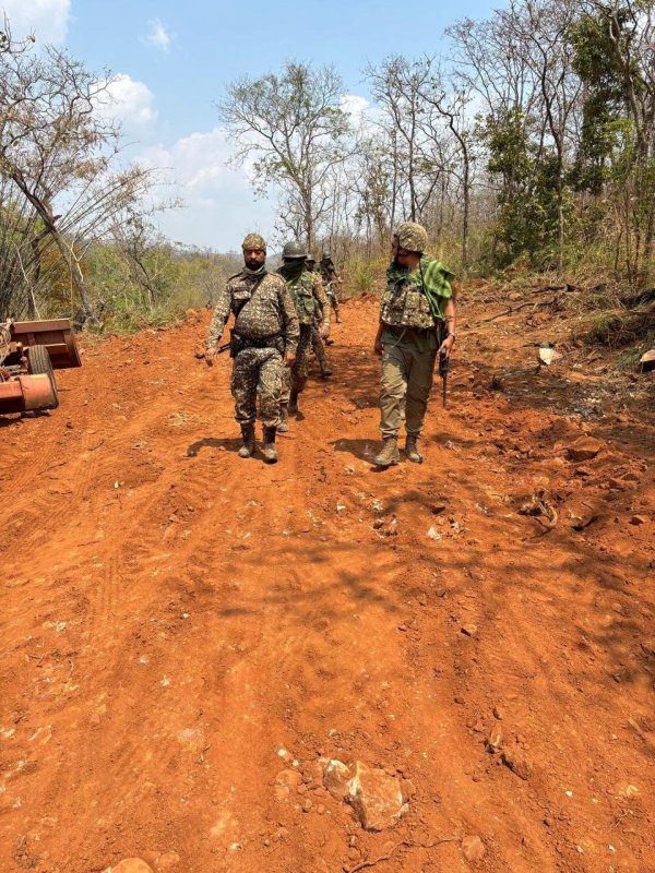 नक्सल प्रभावित इलाके में ITBP ने लगाया कम्प, मार्च 2026 तक नक्सलवाद का होगा ख़त्म, देखें Photo...