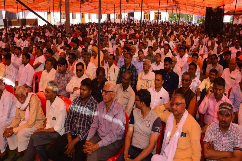 होली मिलन समारोह में दिखी ब्राह्मण समाज की ताकत The power of Brahmin community was seen in Holi Milan function