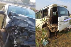 Rajasthan Road Accident: दिल्ली-मुंबई एक्सप्रेस-वे पर टायर बदलते समय SUV में
घुसी तेज रफ्तार कार, ASI और पत्नी की दर्दनाक मौत - image