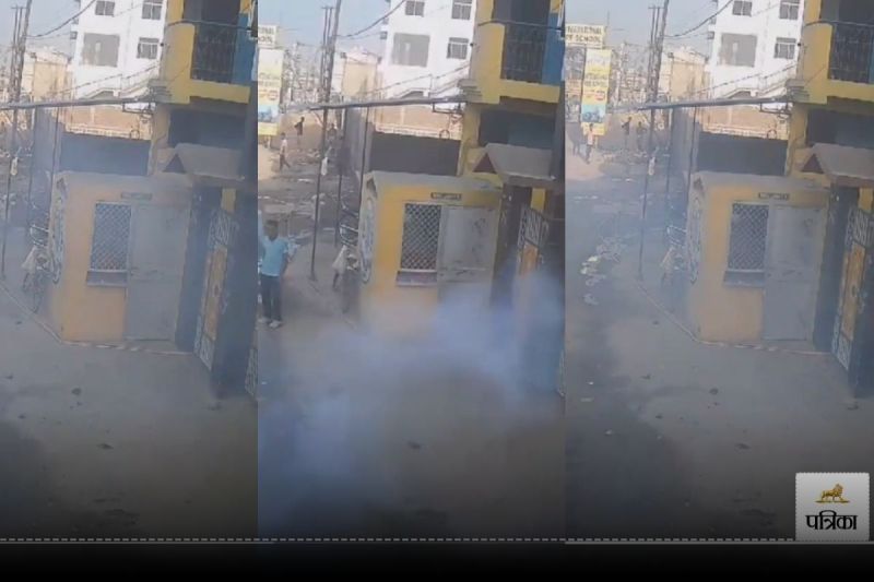 DPS पर असामाजिक तत्वों ने की पत्थरबाजी