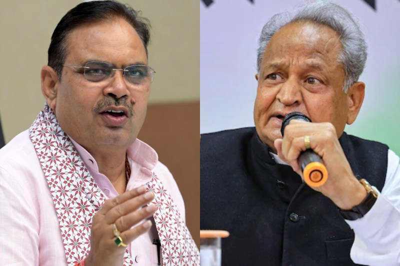 CM Bhajanlal and Ashok Gehlot