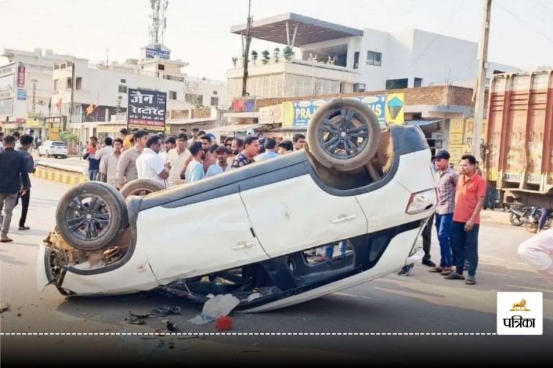 CG Road Accident: बड़ा हादसा! तेज रफ्तार कार दुकान में घुसी, दबकर एक युवक की मौत, 4 घायल