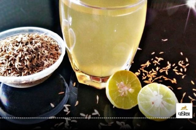 Cumin water with lemon juice