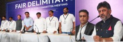 Fair delimitation : एकजुट विपक्षी दलों ने कहा, …. न तो सीटें कम होनी चाहिए और न
ही उनकी आवाज दबाई जाए - image