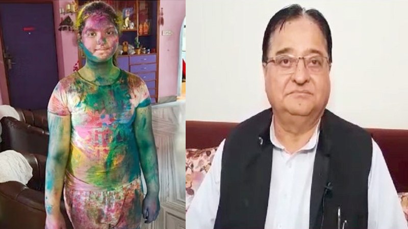 Former SP MP ST Hasan gave befitting reply on Shami daughter played Holi