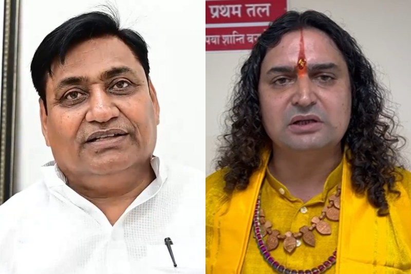 Govind Singh Dotasara and MLA Balmukundacharya