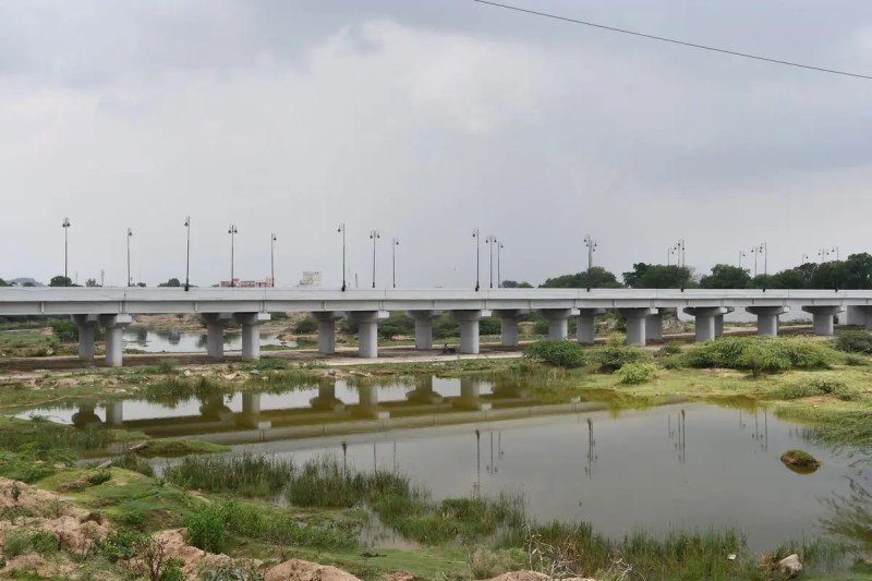 CM took a jibe at the high level bridge constructed in Bhilwara