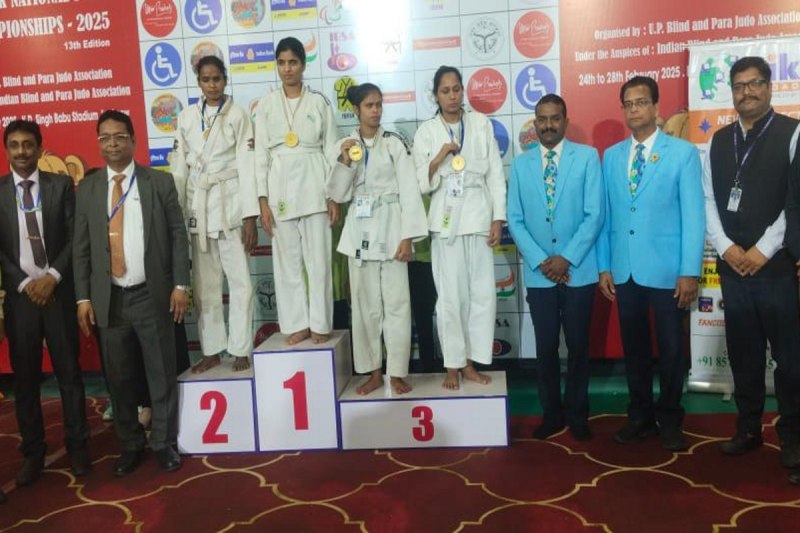 Divyang girl won gold medal in Judo