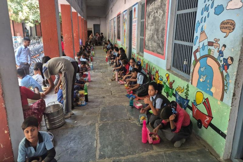 Mid-day meal: surprise inspection of food, grains and milk on 6th and 7th March