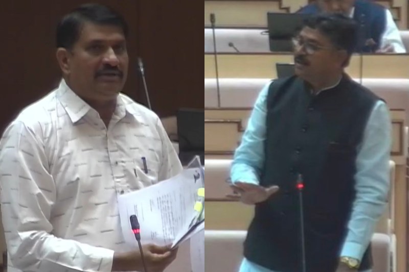 MLA Kanwarlal Meena and Tikaram Jully