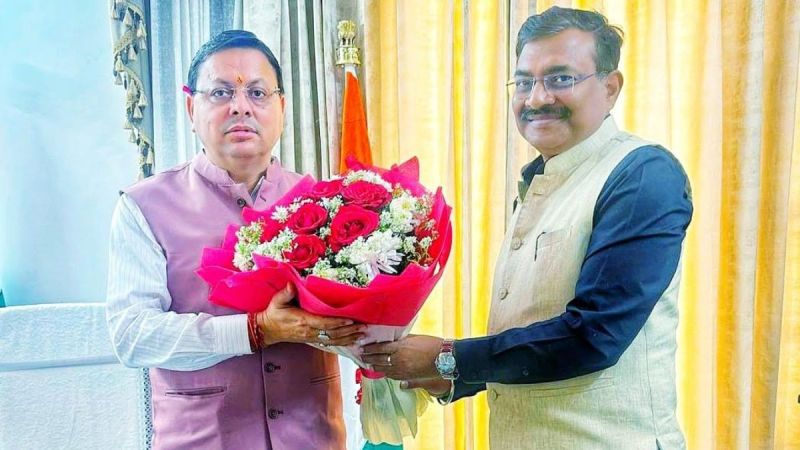 New Chief Secretary Anand Bardhan met the CM