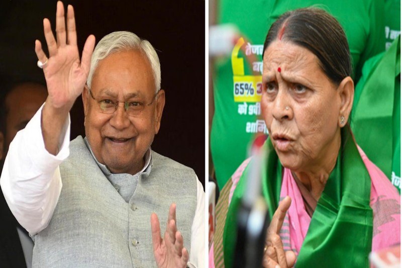 Nitish Kumar targeted Rabri Devi in ​​Bihar assembly
