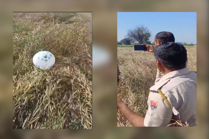 Pakistani balloon in Hanumangarh