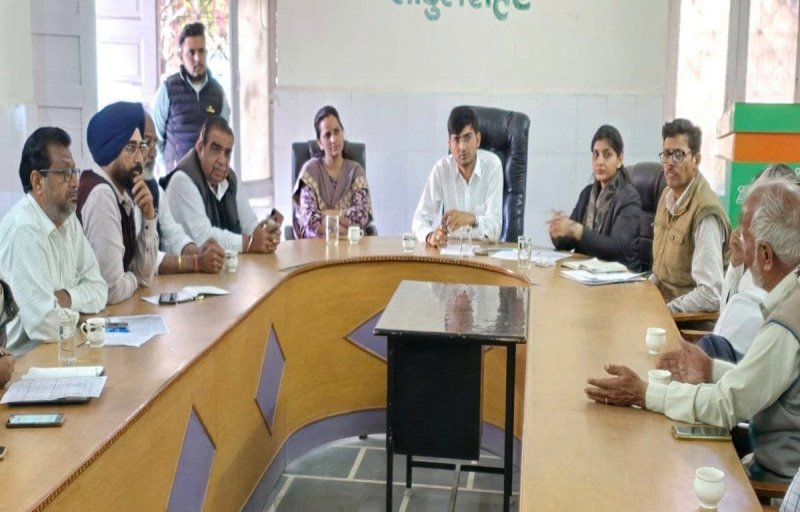 सादुलशहर : समर्थन मूल्य पर कृषि जिंसों की खरीद शुरू होने से पूर्व व्यवस्थाएं पूर्ण की जाएं