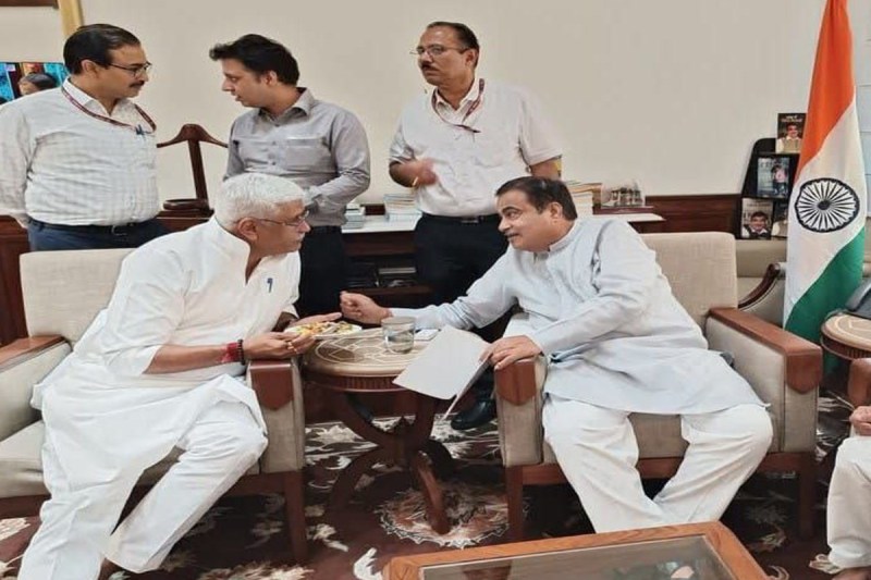 Shekhawat Gadkari meeting