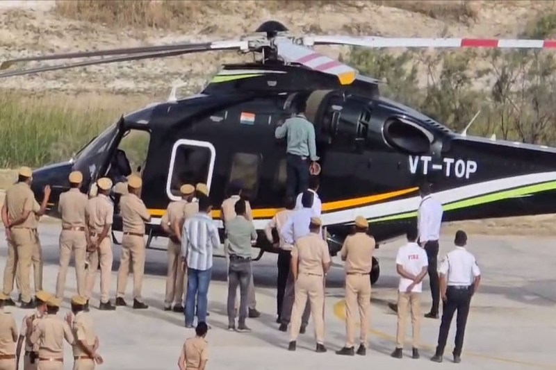 Technical snag in Governor helicopter