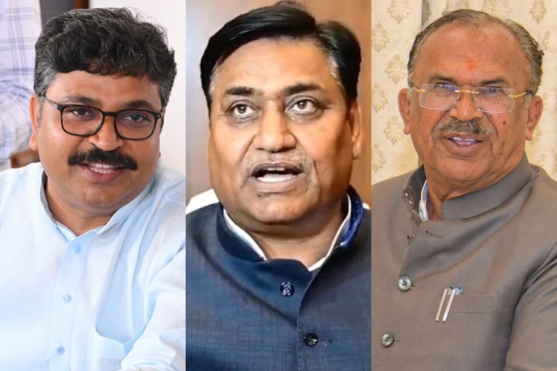 Tikaram Jully, Govind Singh Dotasara and Vasudev Devnani