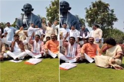 Congress Protest in CG: रायपुर विधानसभा में उठा ED रेड का मुद्दा, कांग्रेसी
सदस्यों ने मचाया हंगामा.. देखें Video - image