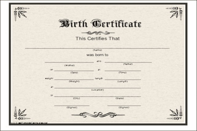 Birth Certificate UP