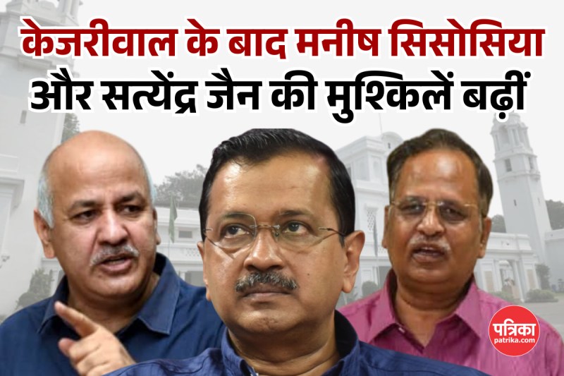 Home Ministry Action: गृह मंत्रालय का तगड़ा एक्शन, केजरीवाल के बाद मनीष सिसोसिया और सत्येंद्र जैन की मुश्किलें बढ़ीं