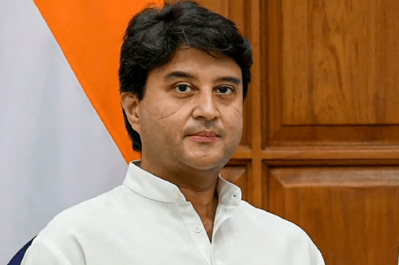 Union Minister Jyotiraditya Scindia supported movement of saints regarding the Gwalior-Etawah six-lane highway in bhind mp