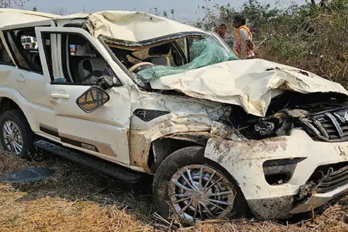 CG Accident: अनियंत्रित होकर एएसपी की स्कार्पियों, ड्रायवर की मौत