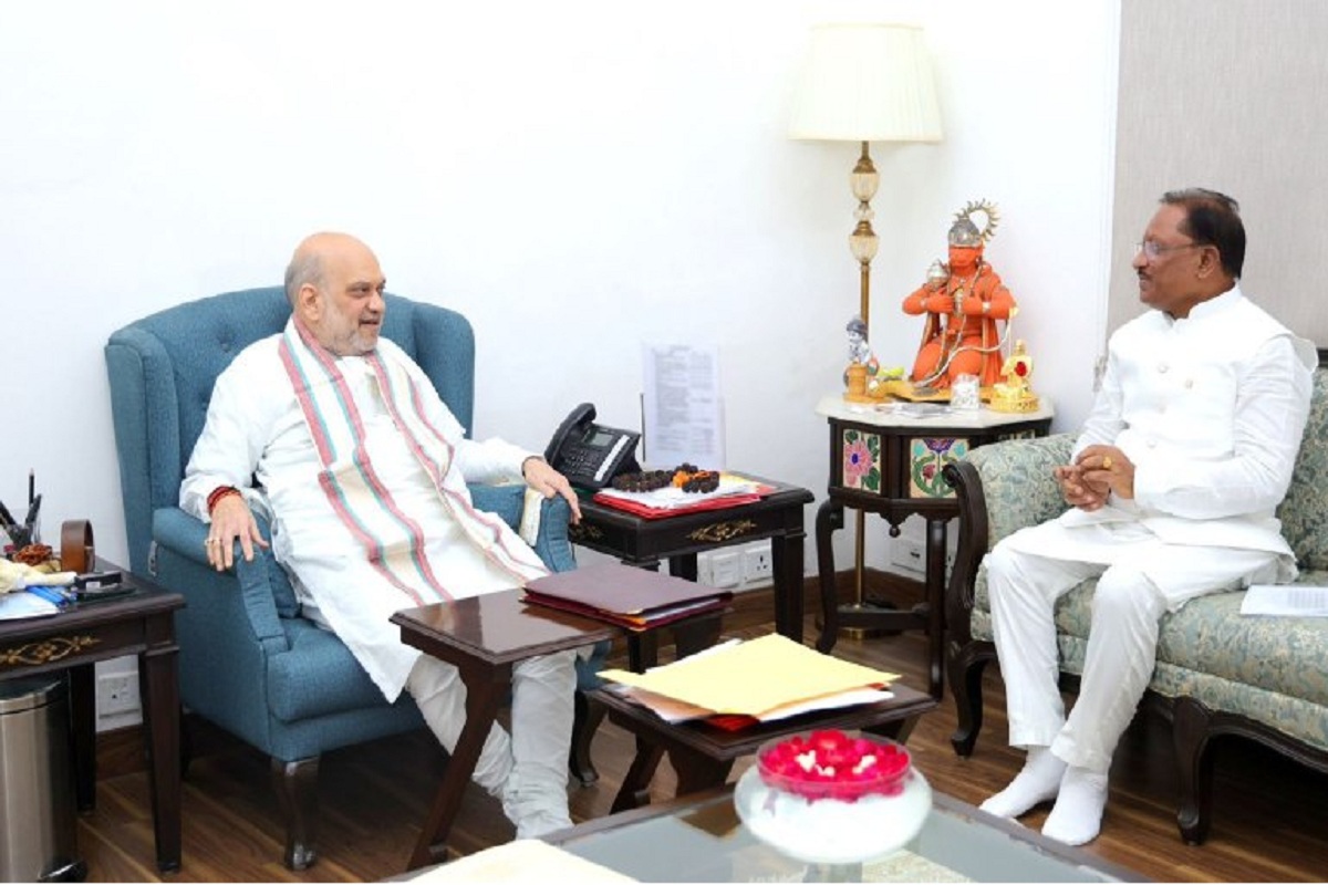 CG News: दिल्ली में गृहमंत्री शाह से मिले सीएम साय, कहा नई पुनर्वास नीति से नक्सलवाद अंतिम चरण में