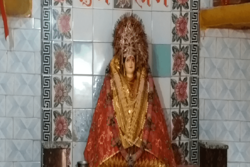Maa Sitala Mai temple located in rewa is in the grip of encroachment