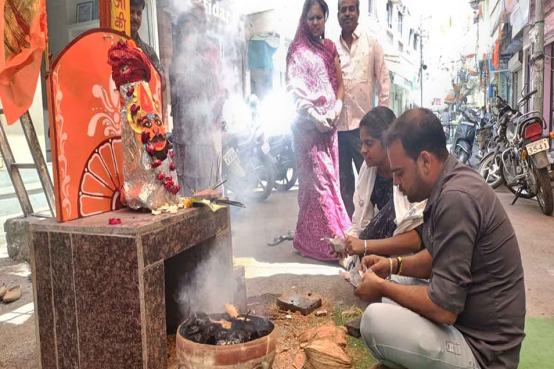 God of bachelors resides in Neemuch district of mp