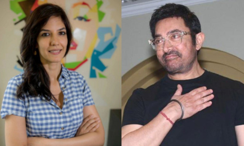 Gauri Spratt and Aamir Khan