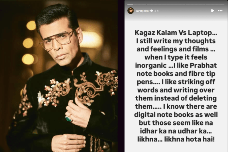 karan johar latest post