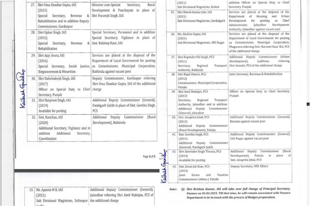 IAS PCS Transfer