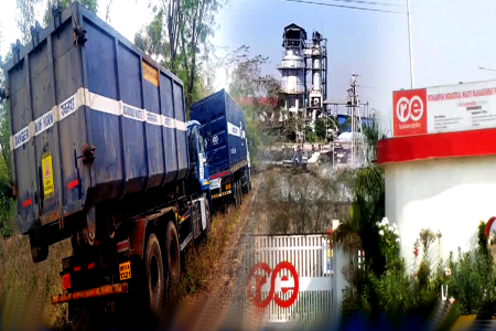 Two skeletons found under a tanker in Pithampur