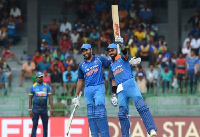 Rohit Sharma and Virat Kohli