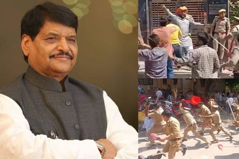 शिवपाल यादव का आगरा दौरा, करणी सेना के हंगामे पर सपा सांसद से करेंगे चर्चा