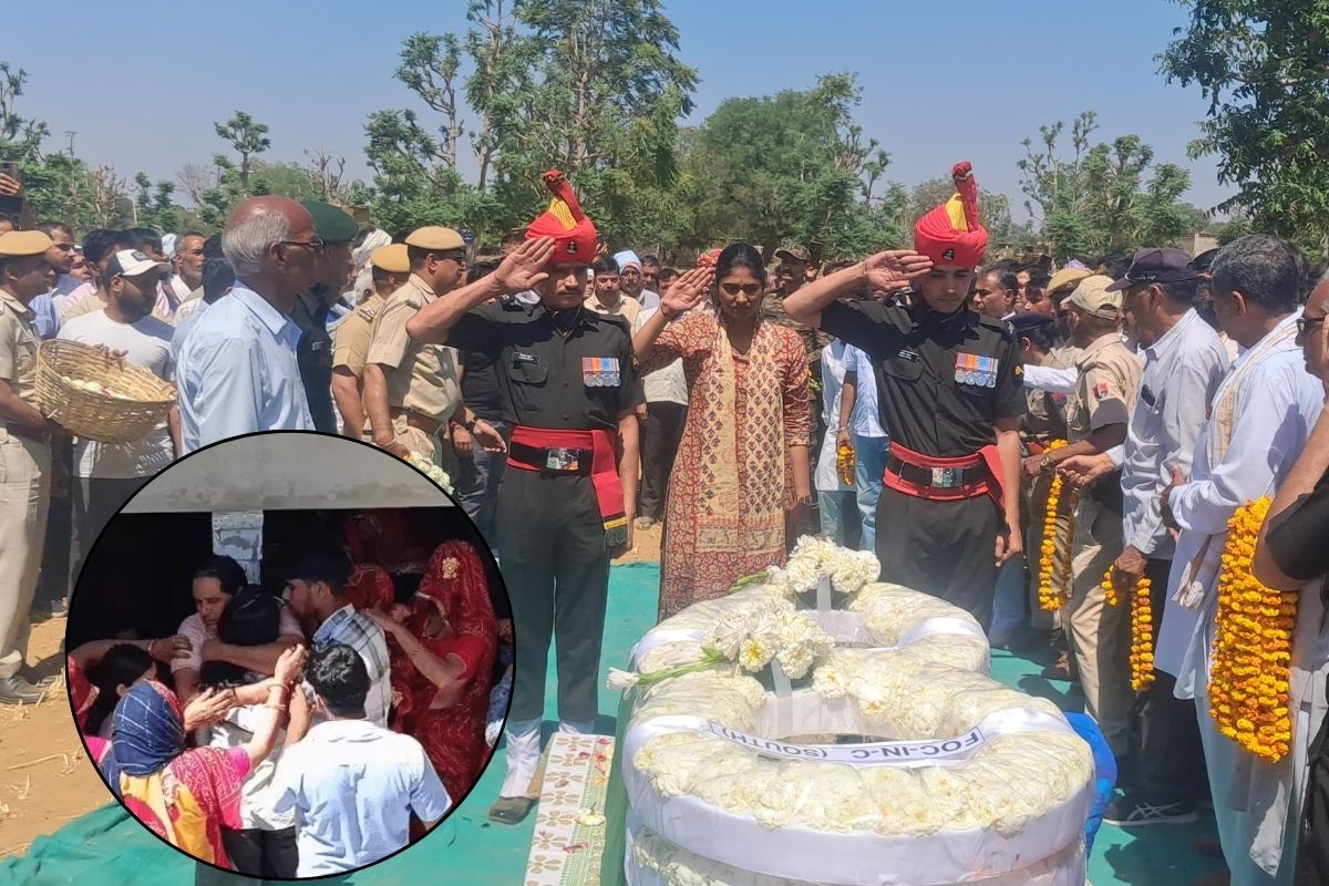 राजस्थान का जवान केरल में हुआ शहीद, इकलौते बेटे की पार्थिव देह देखकर बिलख पड़े
माता-पिता, बहन हुई बेसुध