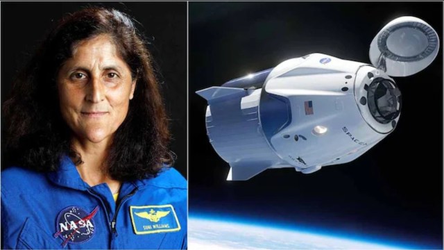 sunita williams - dragon capsule