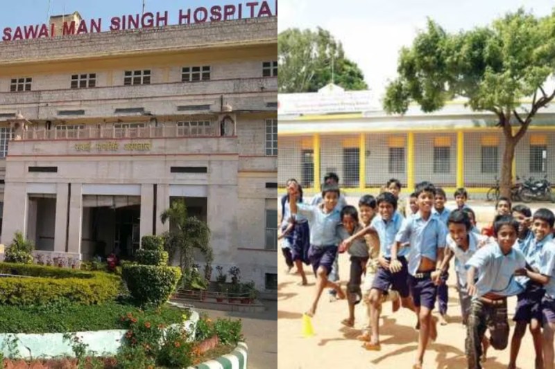 timing change of govt school and hospital