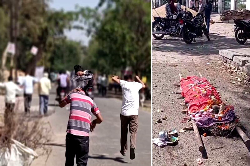 Bees Attack On Funeral Procession