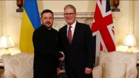 Volodymyr Zelenskyy and Keir Starmer