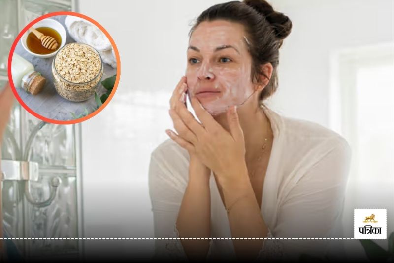 ओट्स और शहद का फेस स्क्रब