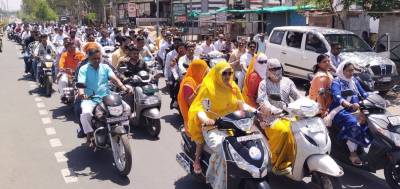 सर्व समाज ने निकाली वाहन रैली, प्रशासन को सौंपा ज्ञापन