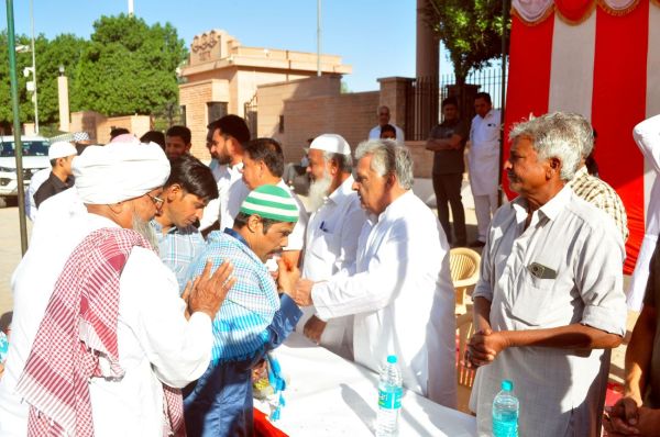 Nagaur. Eid festival celebrated with enthusiasm in the city