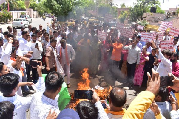 Outrage among city residents against terrorist incident in Pahalgam