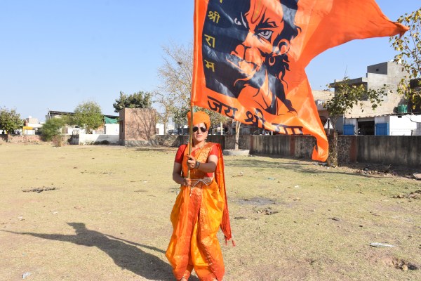 Saffron flag waved, Matrishakti took out vehicle rally