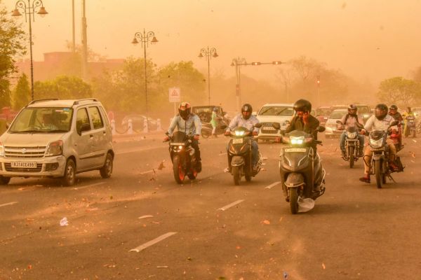 Change in weather in jaipur 