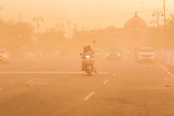 Change in weather in jaipur 