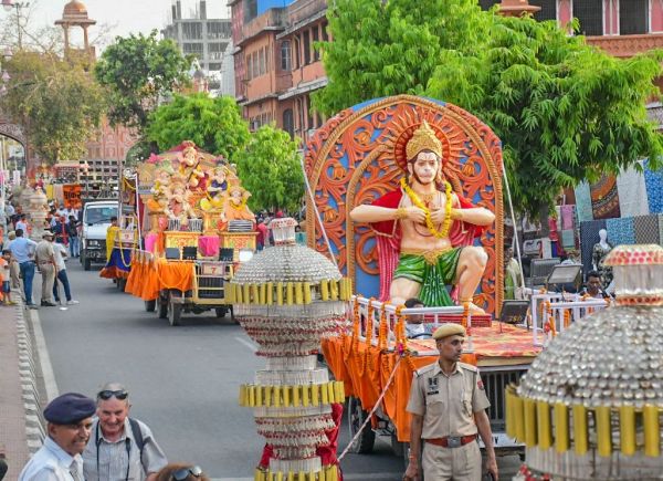 Hanuman jayanti shobha yatra