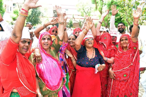 Nagaur city echoed with slogans of 'Enact tree protection law'