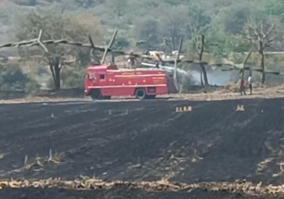 नरवाई जलाने पर 12 किसानों पर लगाया गया जुर्माना, इसके बाद भी लगा रहे आग